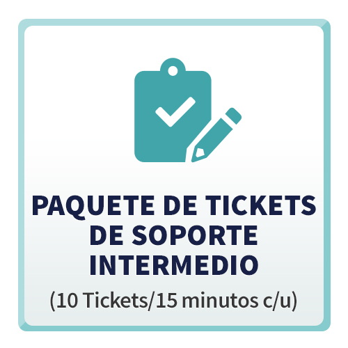 Paquete de Tickets de Soporte Intermedio