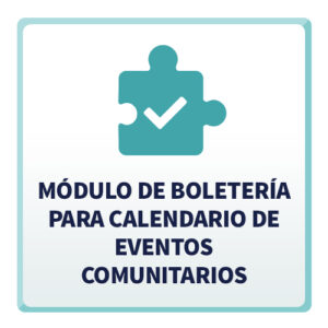 Módulo de Boletería para Calendario de Eventos Comunitarios