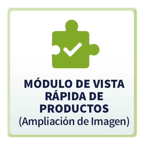 Módulo de Vista Rápida de Productos (Ampliación de Imagen)