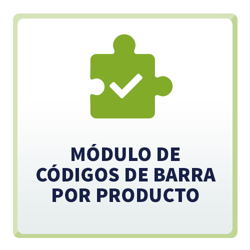 Módulo de Códigos de Barra por Producto