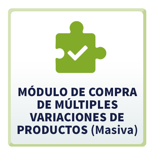 Módulo de Compra de Múltiples Variaciones de Productos (Masiva)