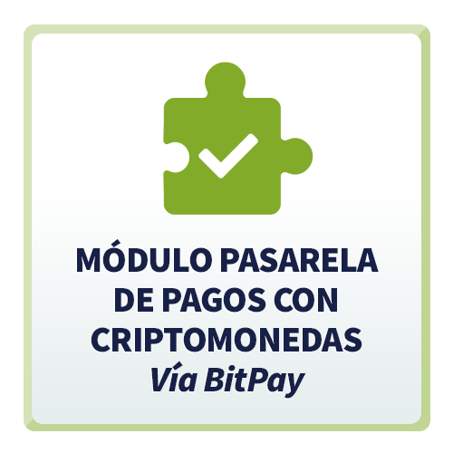 Módulo Pasarela de Pagos con Criptomonedas vía BitPay