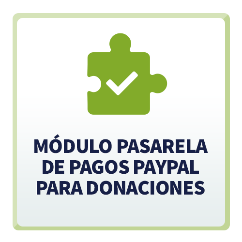 Módulo Pasarela de Pagos Paypal para Donaciones