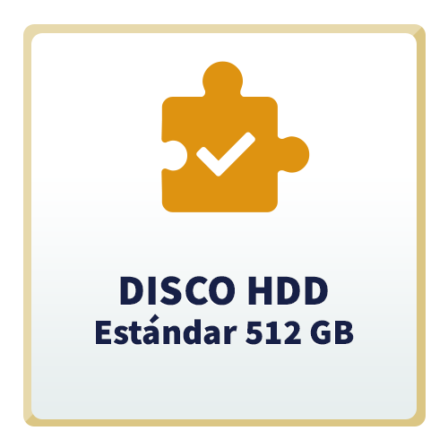 Disco HDD Estándar 512 GB