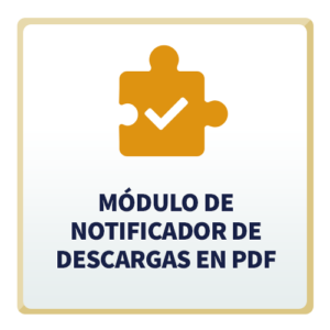 Módulo de Notificador de Descargas en PDF