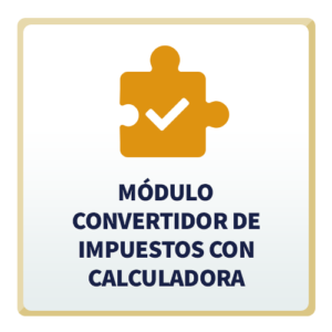 Módulo Convertidor de Impuestos con Calculadora para TecnoERP