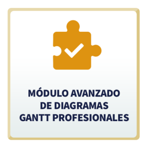 Módulo de Diagramas Gantt Profesionales Avanzado