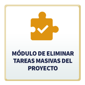 Módulo de Eliminar Tareas Masivas del Proyecto