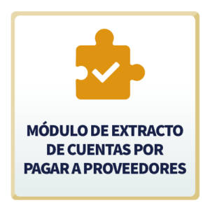 Módulo de Extracto de Cuentas por Pagar a Proveedores