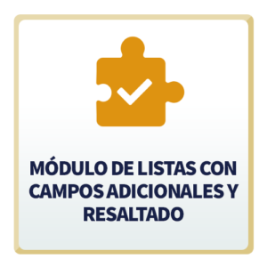 Módulo de Listas con Campos Adicionales y Resaltado