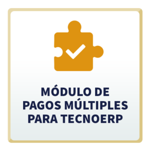 Módulo de Pagos Múltiples para TecnoERP