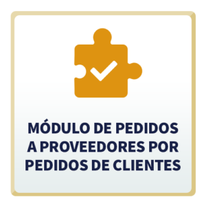 Módulo de Pedidos a Proveedores por Pedidos de Clientes