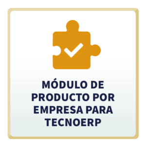 Módulo de Producto por Empresa para TecnoERP
