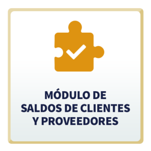 Módulo de Saldos de Clientes y Proveedores
