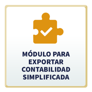 Módulo para Exportar Contabilidad Simplificada