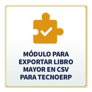 Módulo para Exportar Libro Mayor en CSV