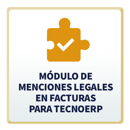 Módulo de Menciones Legales en Facturas para TecnoERP