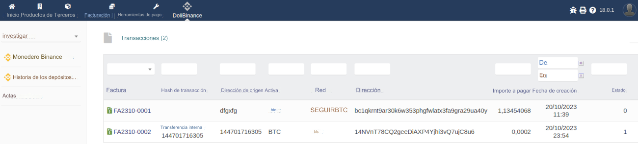 Módulo de Pago con Criptomonedas por Binance - TecnoSoluciones