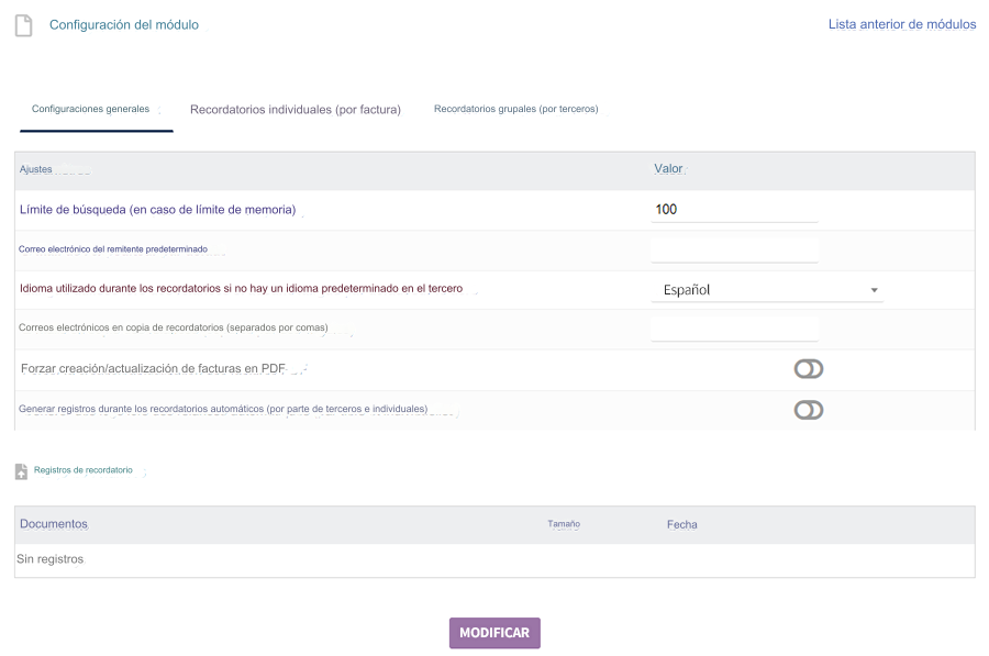 Módulo de Recordatorios Automáticos de Pagos Pendientes de Clientes - TecnoSoluciones