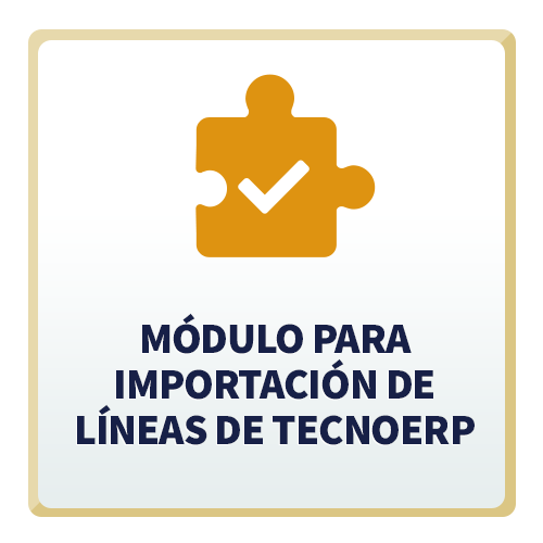 Módulo para Importación de Líneas de TecnoERP