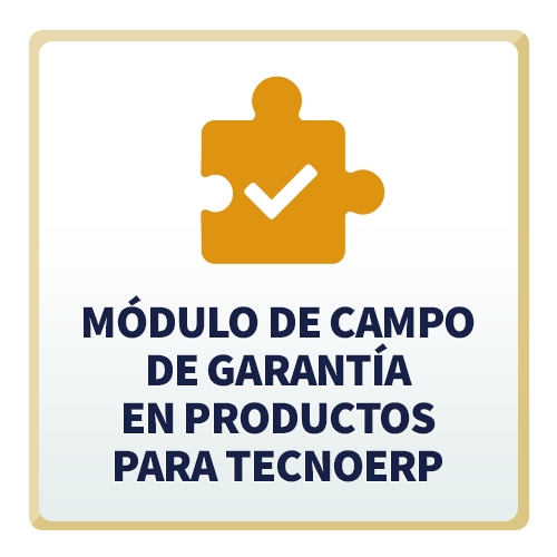 Módulo de Campo de Garantía en Productos para TecnoERP