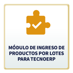 Módulo de Ingreso de Productos por Lotes para TecnoERP