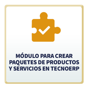 Módulo de Paquetes de Productos y Servicios para TecnoERP